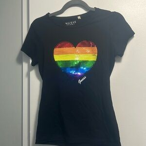 Rainbow Guess tshirt